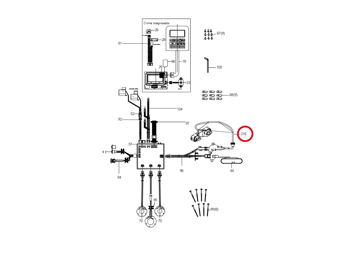 Kress Ladestation 59006354 – Position in der Explosionszeichnung