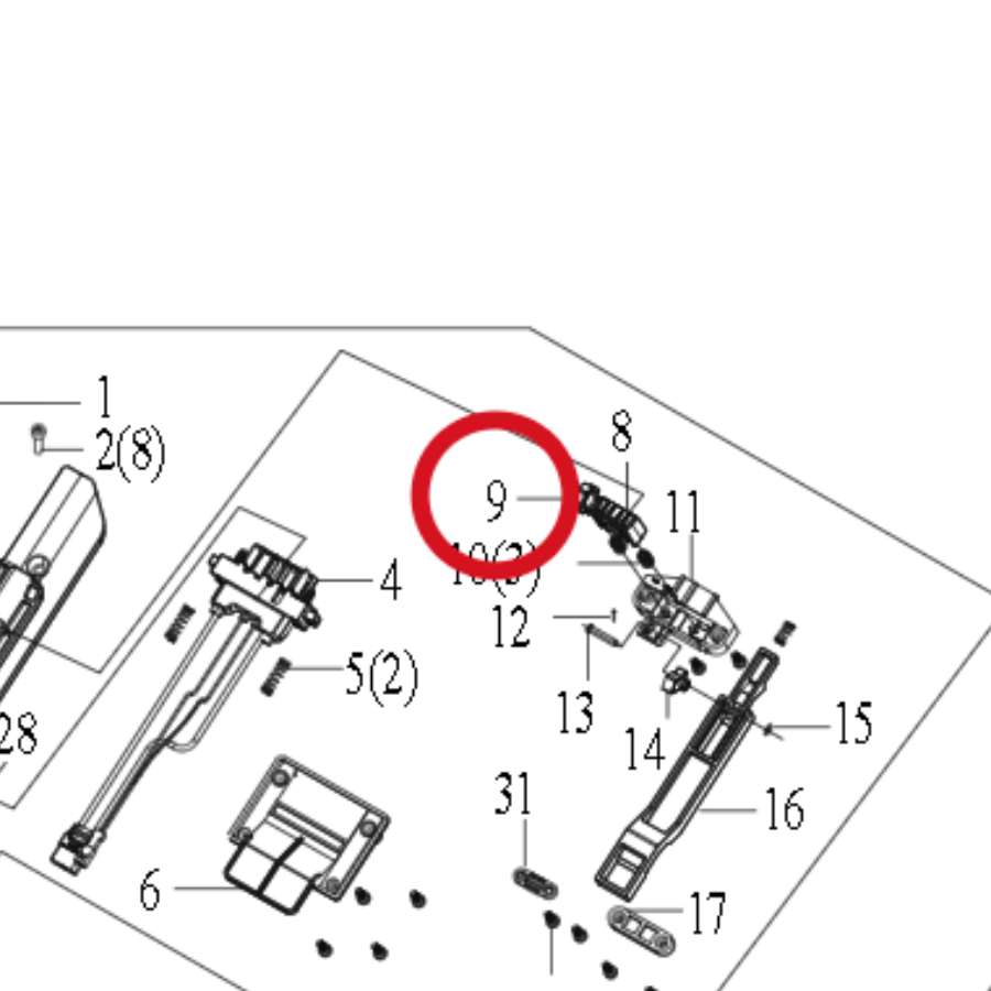 Kress Schiebeblock 59006471 – Position in der Explosionszeichnung