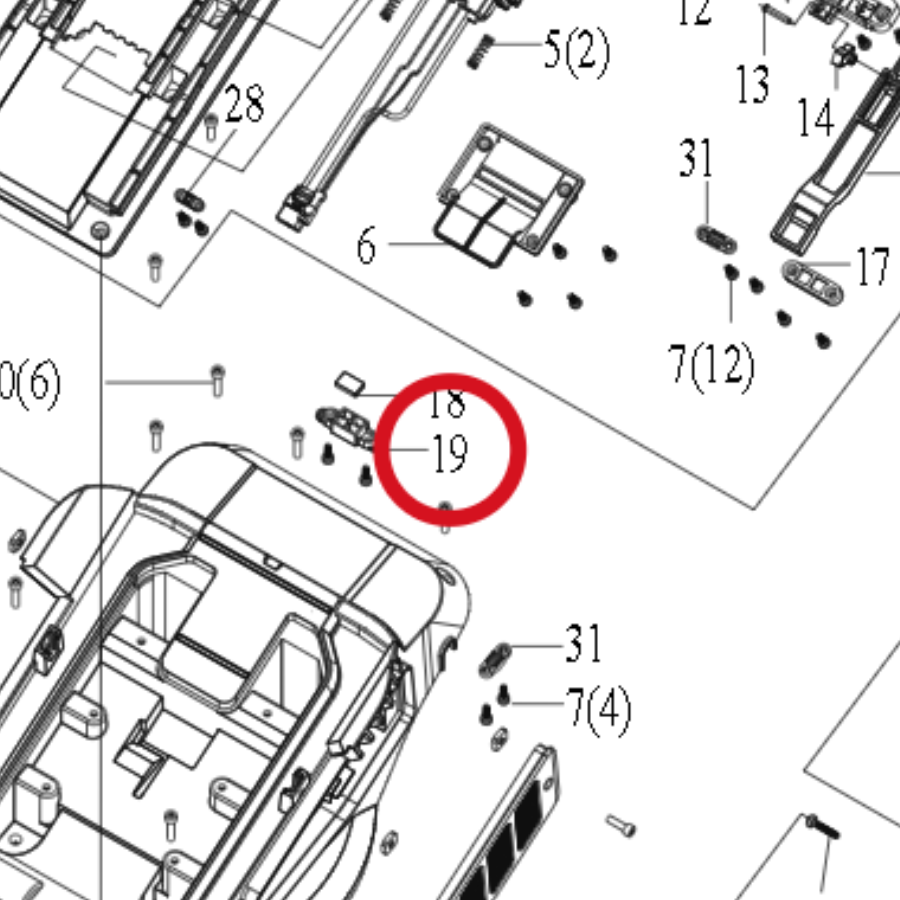 Kress Sockelhalterung 59006479 – Position in der Explosionszeichnung