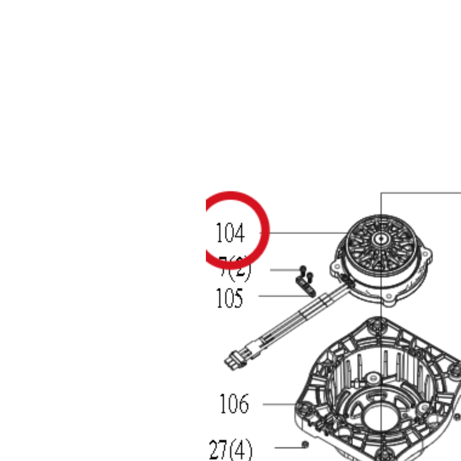 Kress Motor 59006492 – Position in der Explosionszeichnung