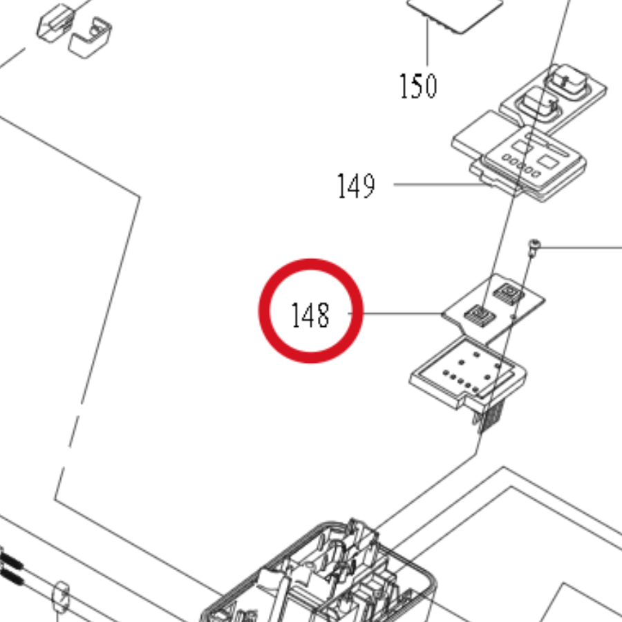 Kress Schaltbetätiger-Set 59006500 – Position in der Explosionszeichnung