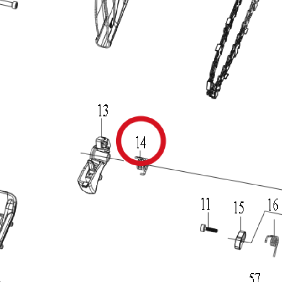 Kress Feder 59006731 – Position in der Explosionszeichnung