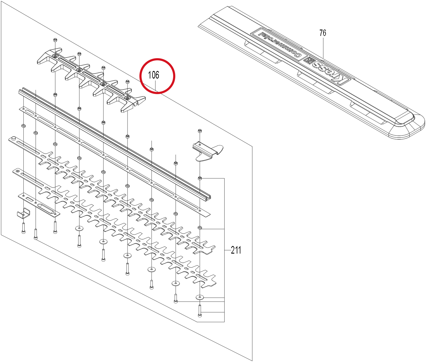 Kress Klinge 59006901 – Position in der Explosionszeichnung