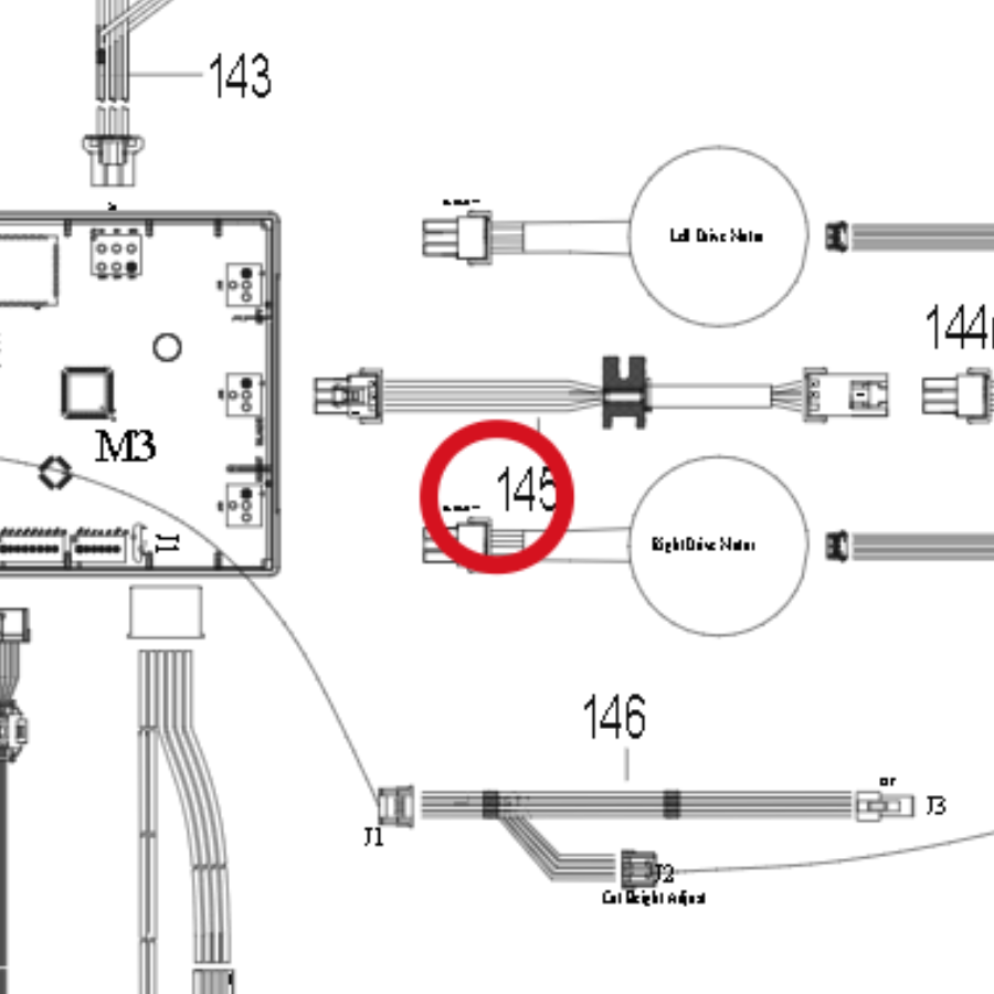 Kress Kabel Schneidemotor 59007137 – Position in der Explosionszeichnung