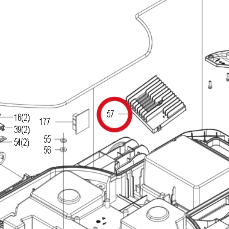 Kress Hauptplatine 59007253 – Position in der Explosionszeichnung