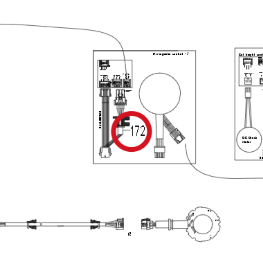 Kress Antriebsmotor-Adapterkabel 59007260 – Position in der Explosionszeichnung