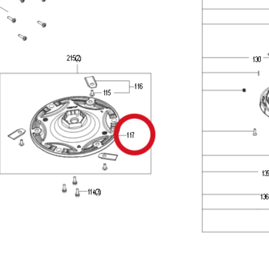 Kress Messerscheibe 59007292 – Position in der Explosionszeichnung