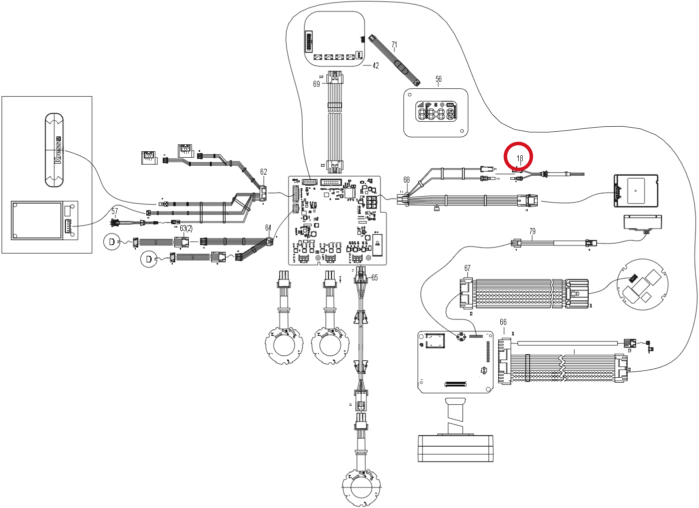 Kress Baugruppe Ladeanschluss 59007802 – Position in der Explosionszeichnung