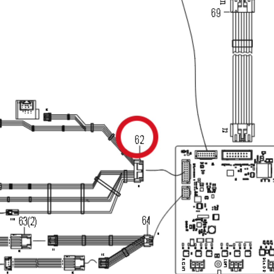 Kress Kabelbaum für Bewegungssteuerungsplatine 59007820 – Position in der Explosionszeichnung