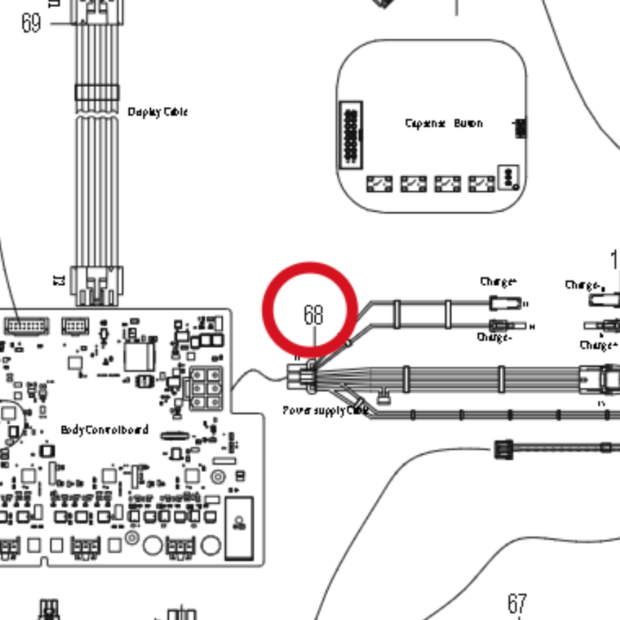 Kress Power-Kabelstrang 59007892 – Position in der Explosionszeichnung