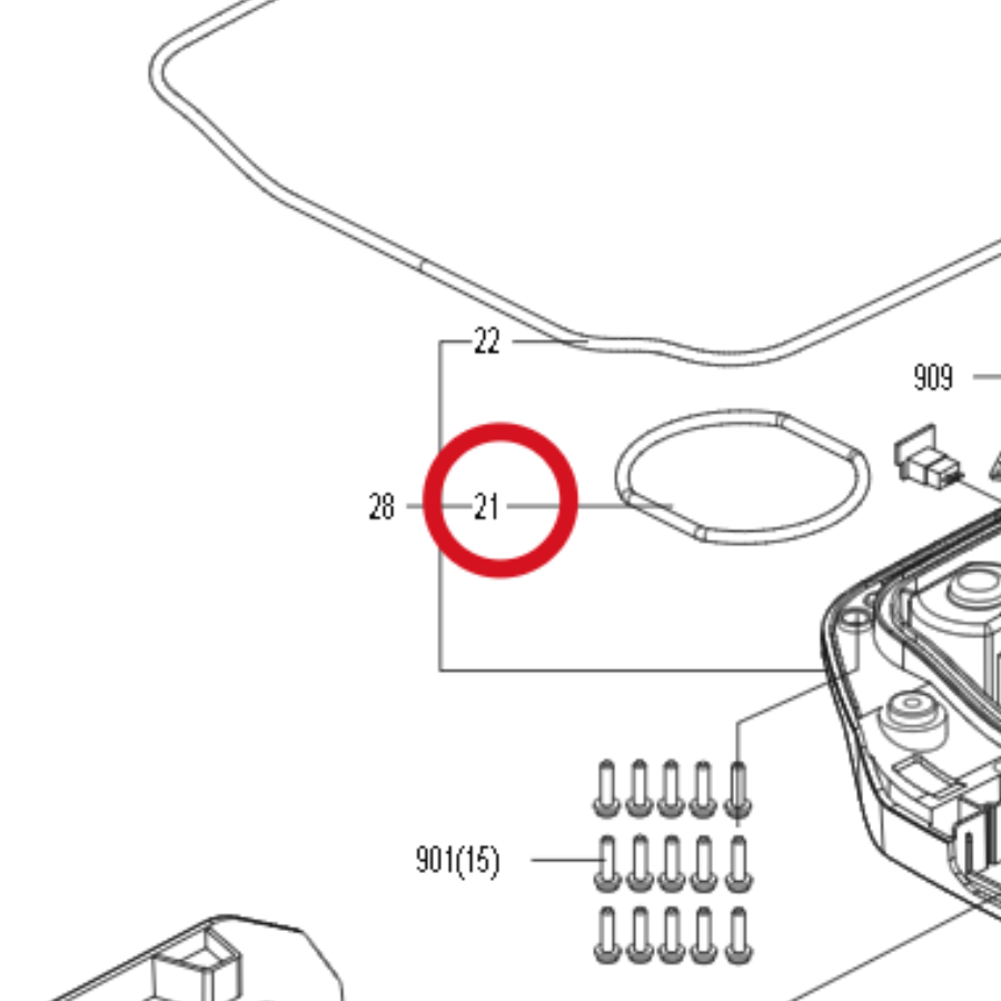 Kress Dichtungsstreifen 59007963 – Position in der Explosionszeichnung