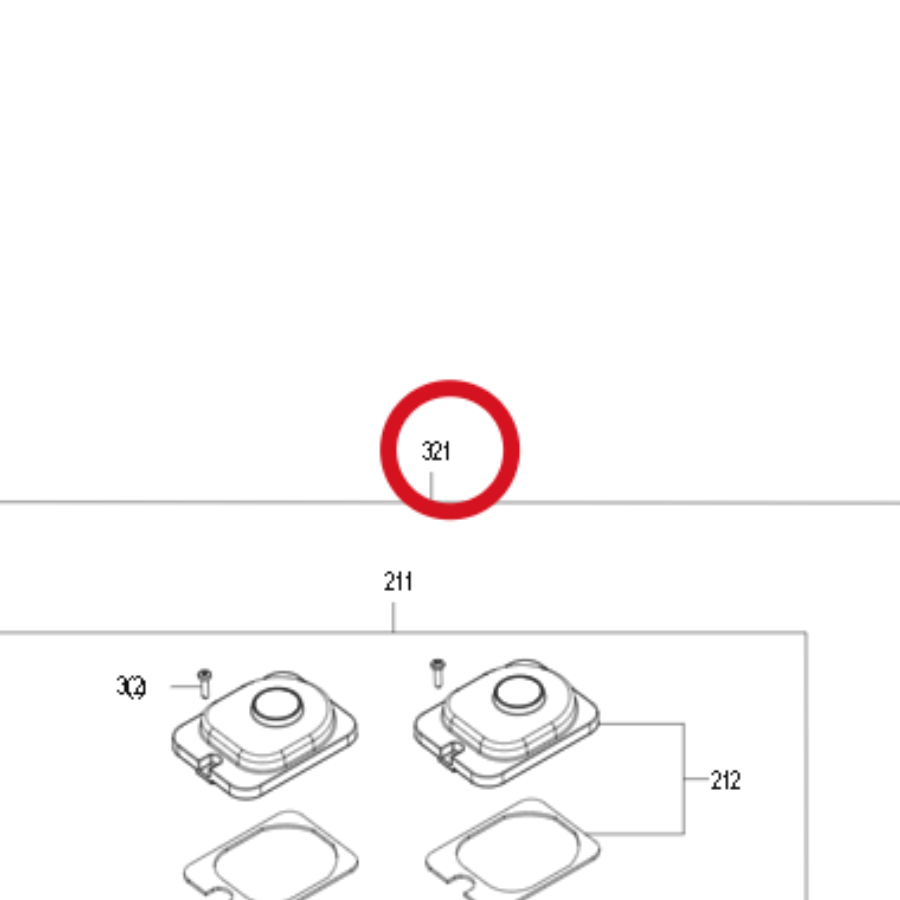 Kress Schneidemotor-Baugruppe 59008023 – Position in der Explosionszeichnung