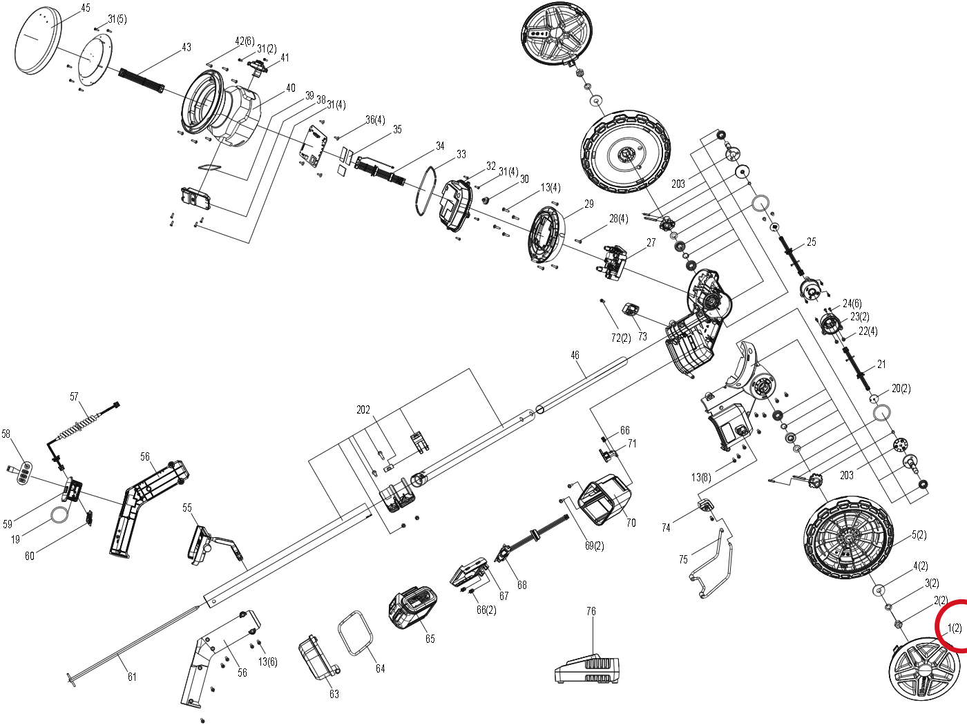 Kress Rollenschutz 59008046 – Position in der Explosionszeichnung