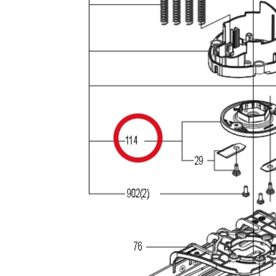 Kress Kantenschnitt-Schneidebaugruppe 59008047 – Position in der Explosionszeichnung