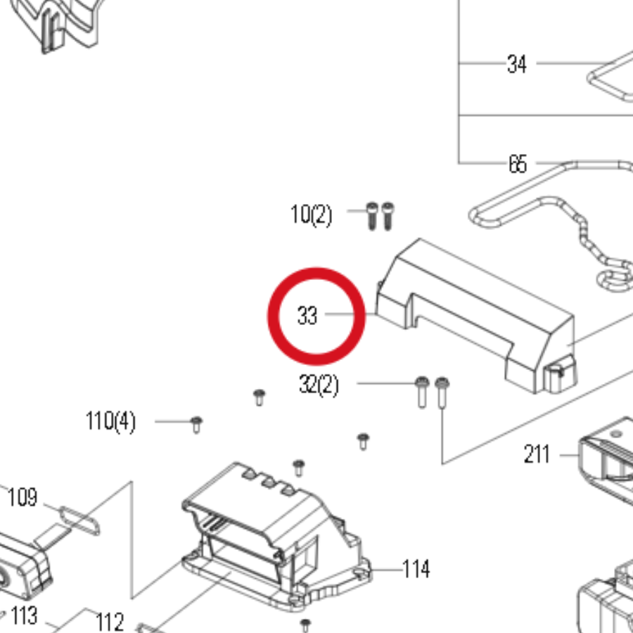 Kress Vordere Zierblende 59008059 – Position in der Explosionszeichnung