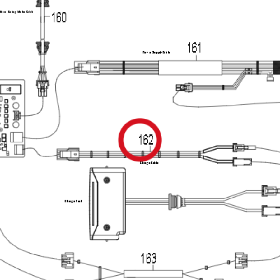 Kress Ladeadapterkabelbaum 59008064 – Position in der Explosionszeichnung