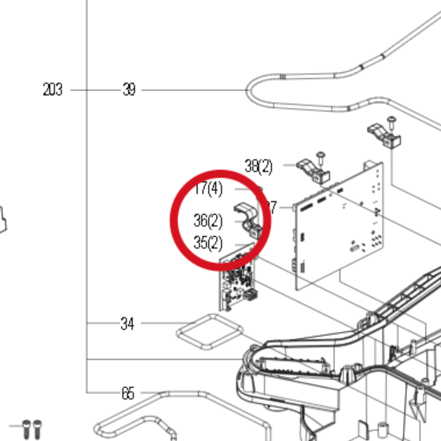 Kress Andruckplatte 59008065 – Position in der Explosionszeichnung