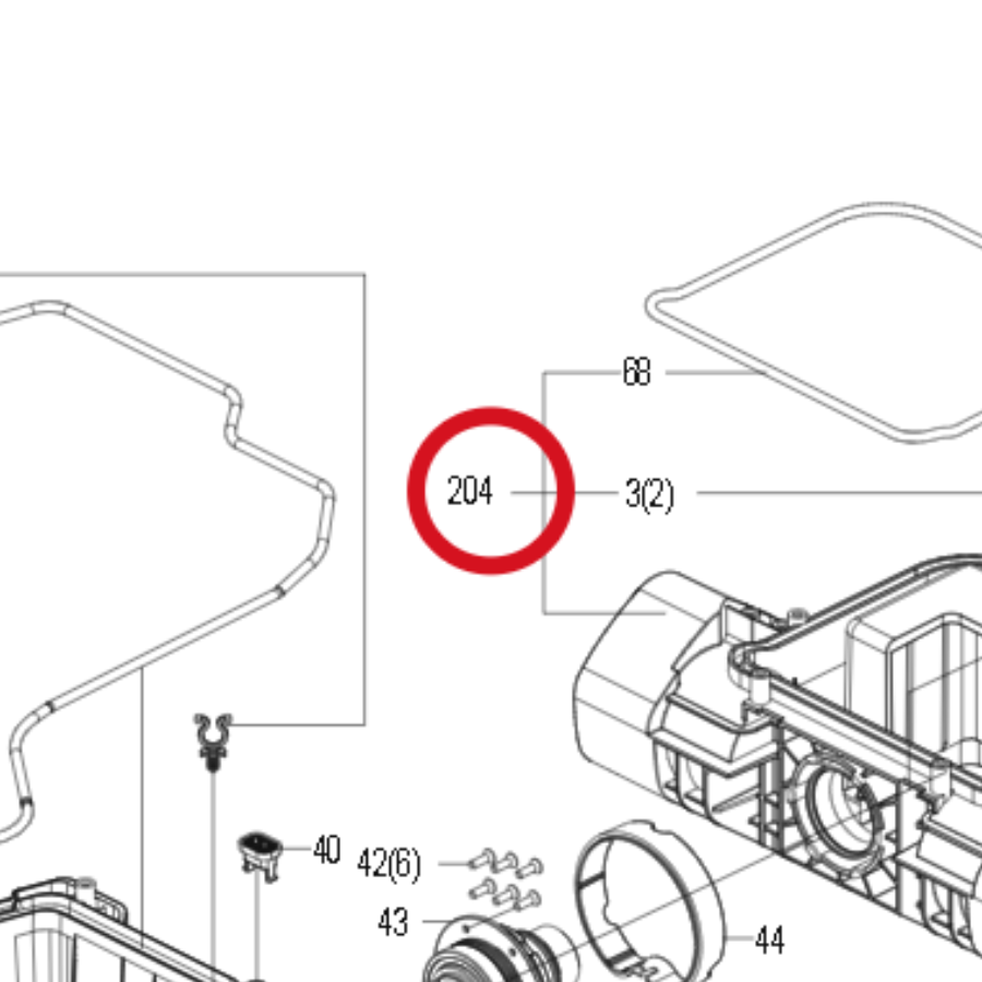 Kress Hintere Basisbaugruppe 59008111 – Position in der Explosionszeichnung