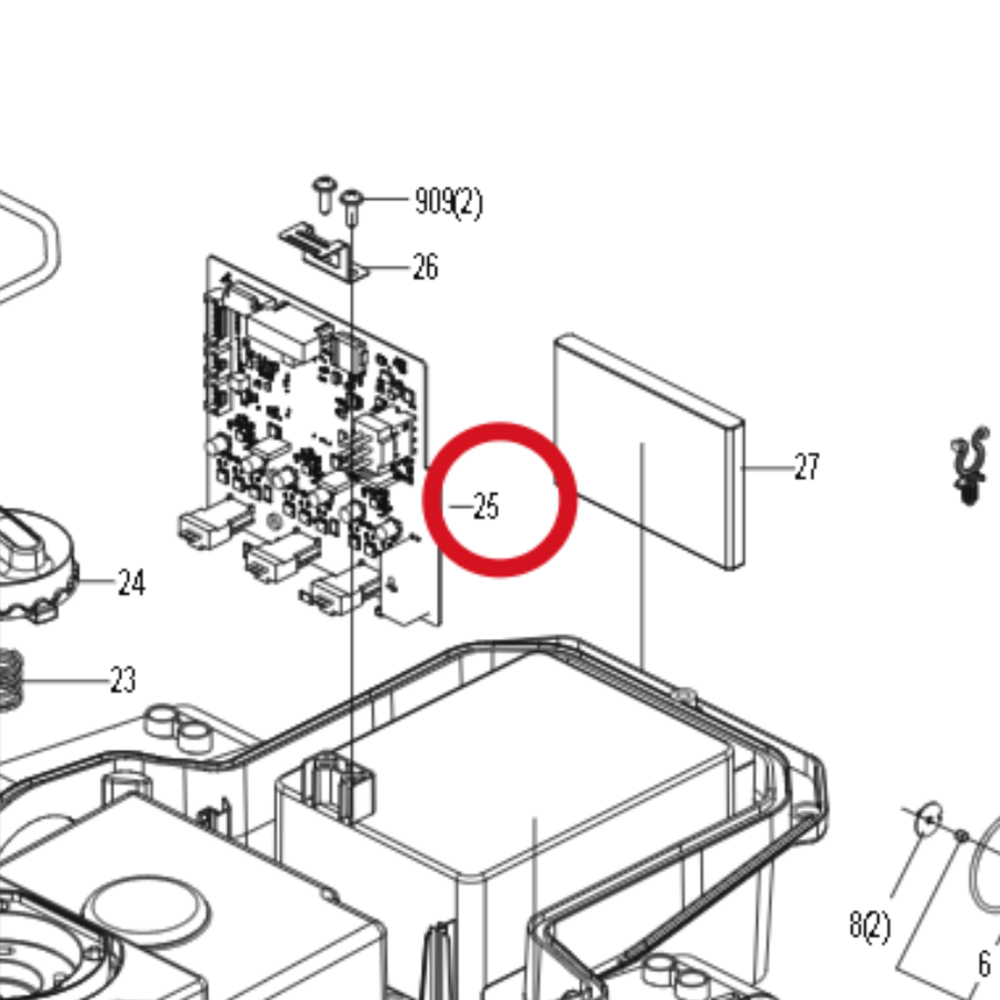 Kress Hauptplatine 59008118 – Position in der Explosionszeichnung