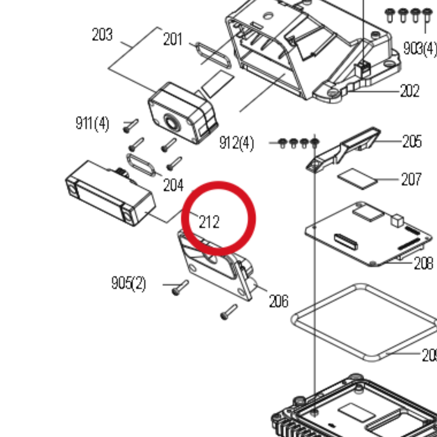 Kress Fülllichtmodul 59008235 – Position in der Explosionszeichnung