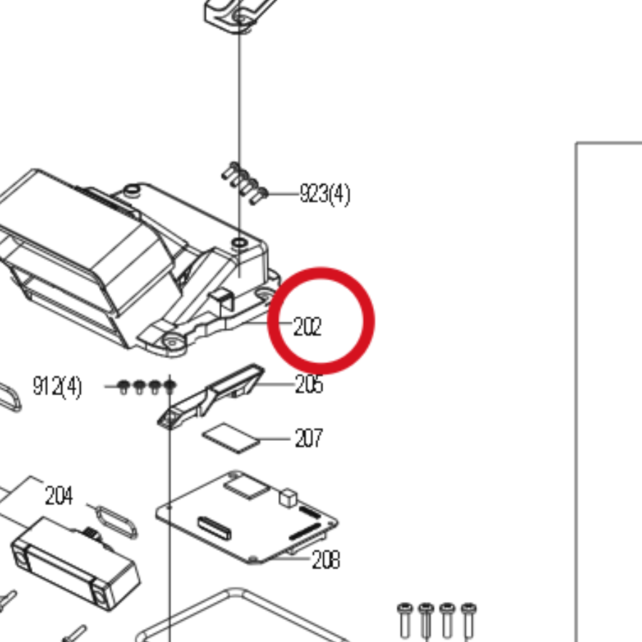 Kress Halterung 59008243 – Position in der Explosionszeichnung