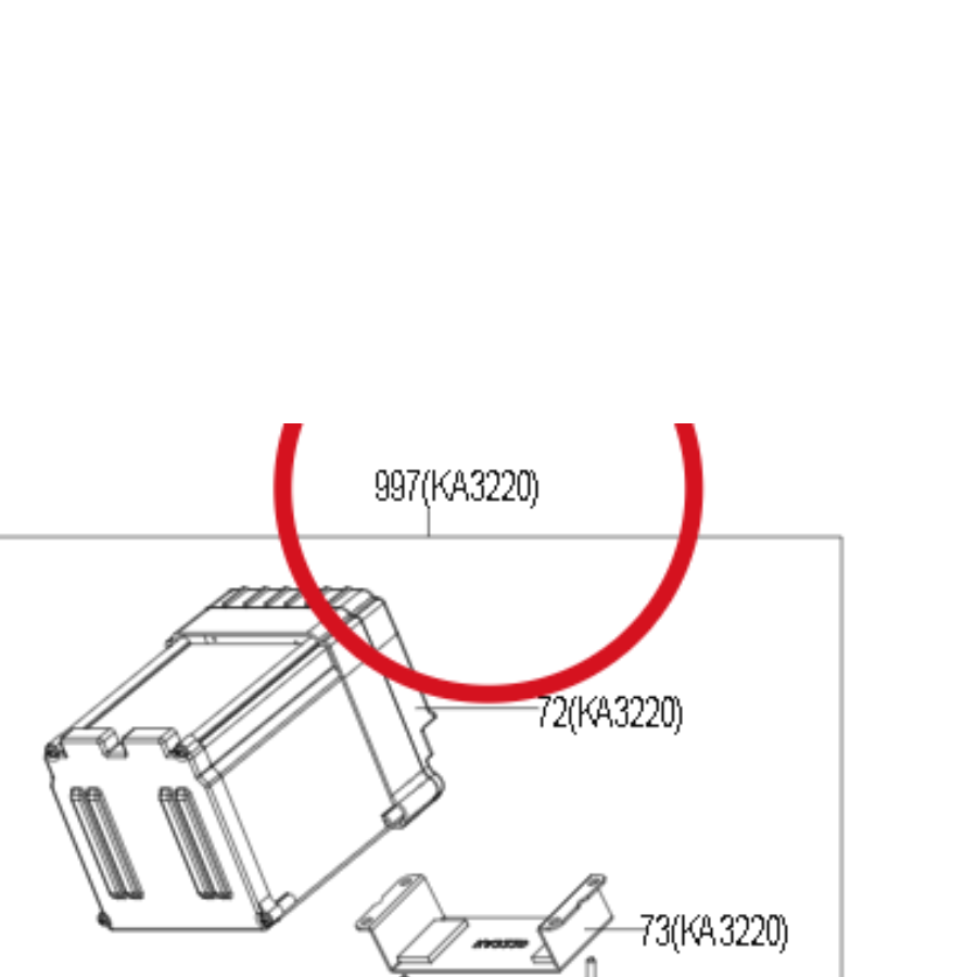 Kress KA3220 Komplettset 59008359 – Position in der Explosionszeichnung