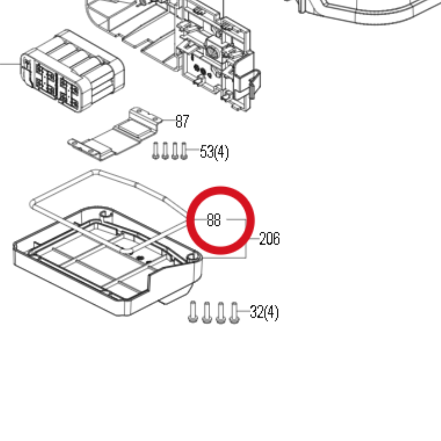 Kress Dichtungsstreifen 59008401 – Position in der Explosionszeichnung
