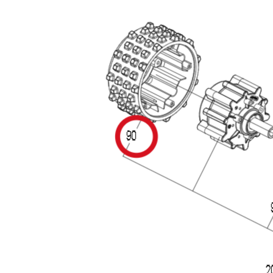 Kress Reifen-Vorderradantrieb 59008402 – Position in der Explosionszeichnung