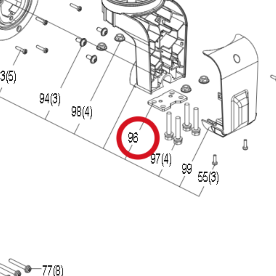 Kress Ausgangswelle-Druckplatte 59008411 – Position in der Explosionszeichnung