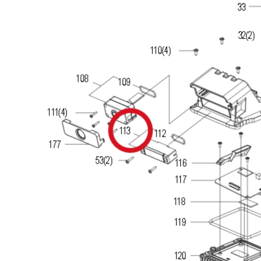 Kress Fülllichtmodul 59008415 – Position in der Explosionszeichnung