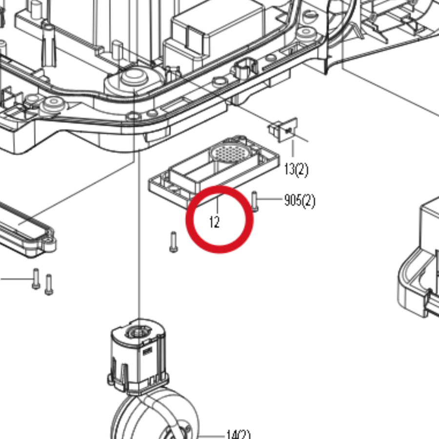 Kress Abdeckung 59008420 – Position in der Explosionszeichnung