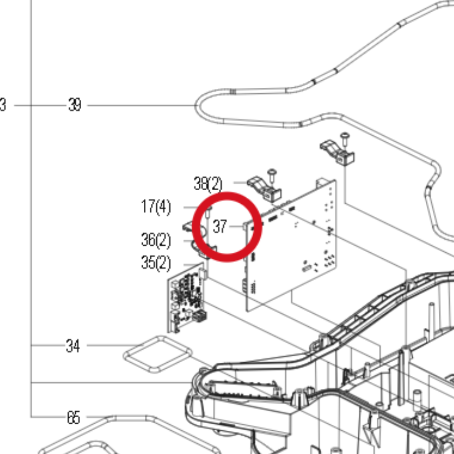 Kress Hauptplatine (4WD) 59008422 – Position in der Explosionszeichnung