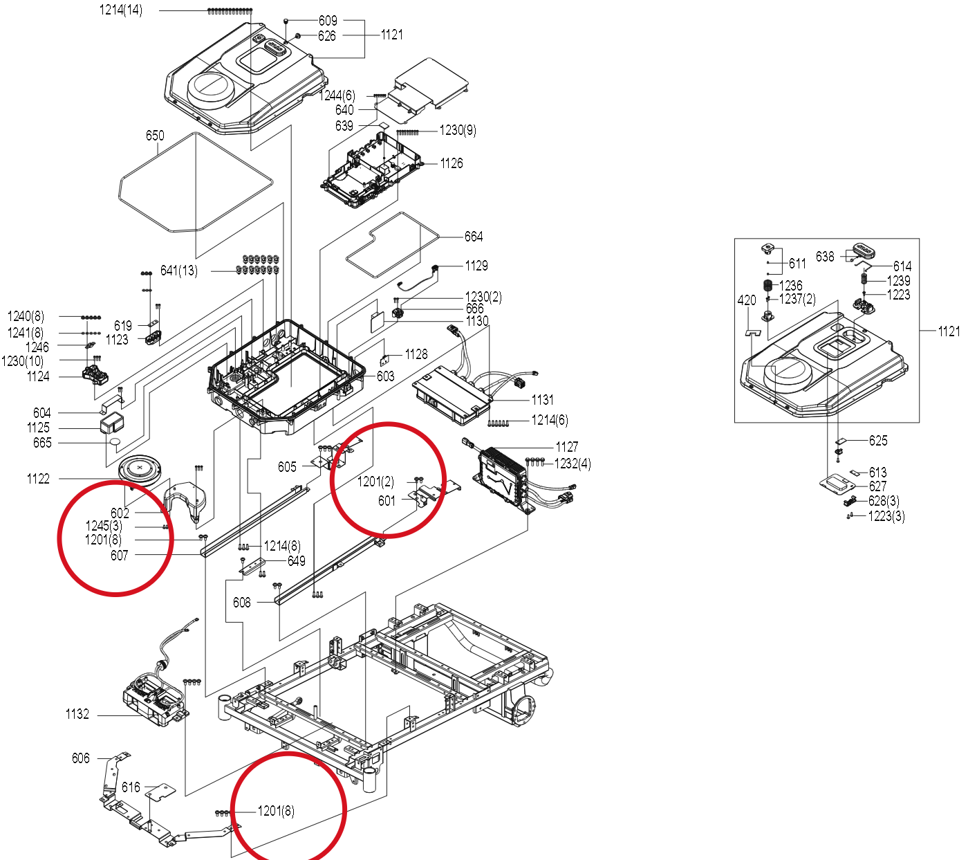 Kress Schraube M6x16 (10 stk. Kit) 59008612 – Position in der Explosionszeichnung