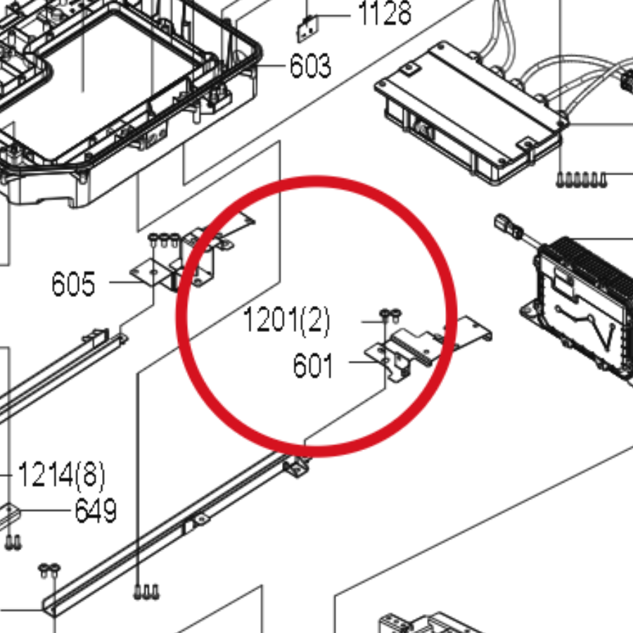 Kress Schraube M6x16 (10 stk. Kit) 59008612 – Position in der Explosionszeichnung