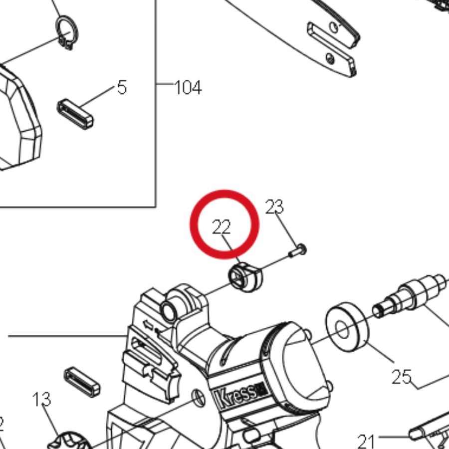 Kress Nocken 60070593 – Position in der Explosionszeichnung