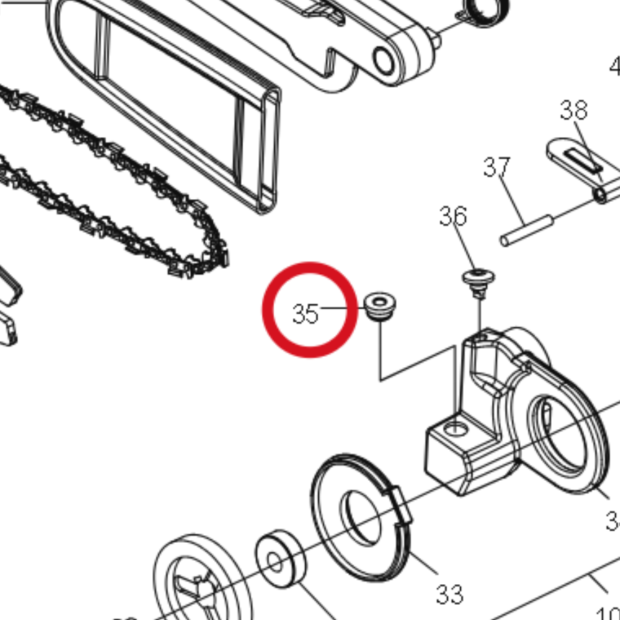 Kress Gummistopper 60070606 – Position in der Explosionszeichnung