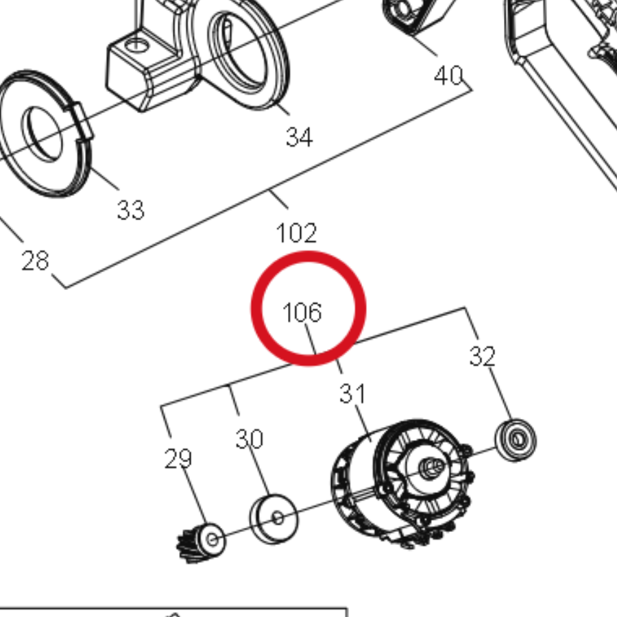 Kress Motorsatz 60070625 – Position in der Explosionszeichnung