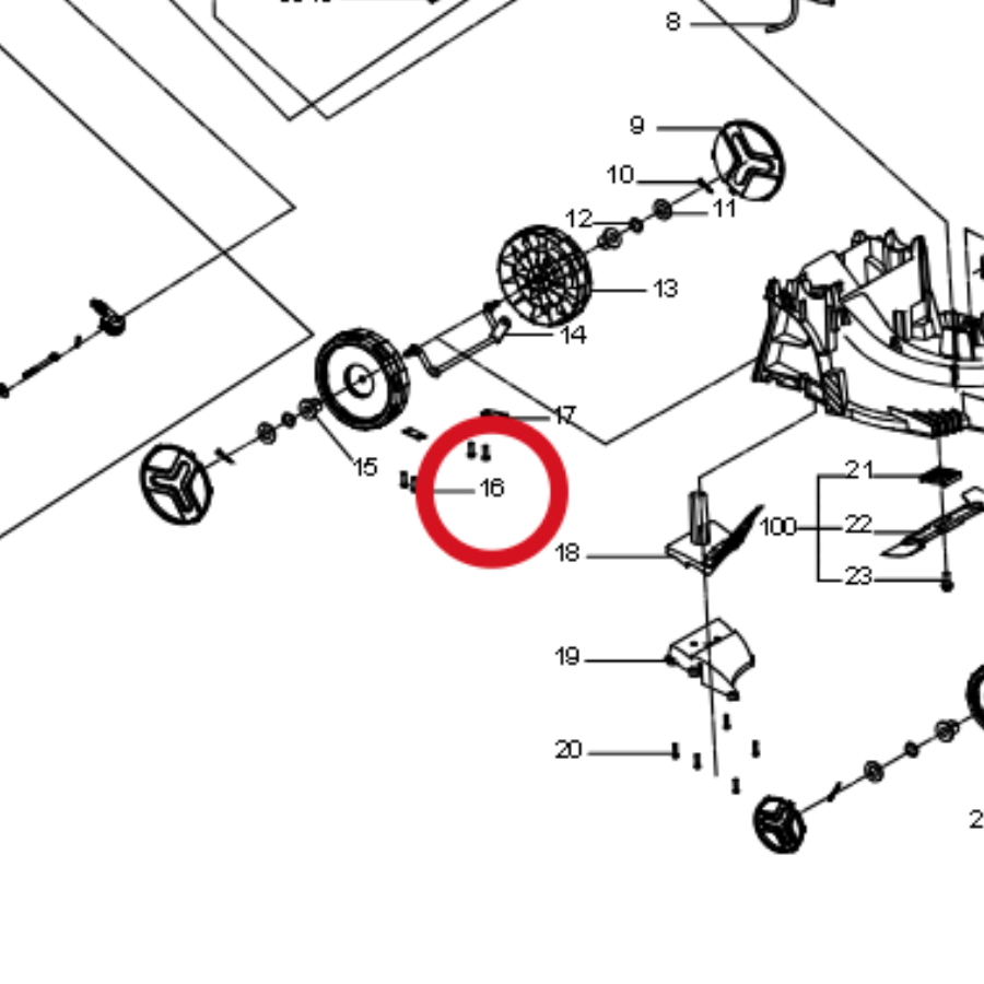 Kress Blechschraube 60073008 – Position in der Explosionszeichnung