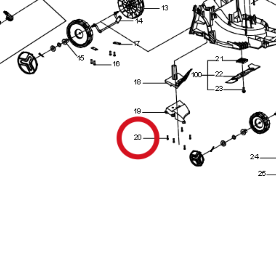 Kress Blechschraube 60073012 – Position in der Explosionszeichnung