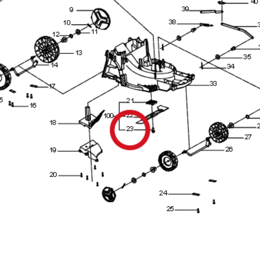 Kress Außensechskant-Flanschschraube 60073015 – Position in der Explosionszeichnung