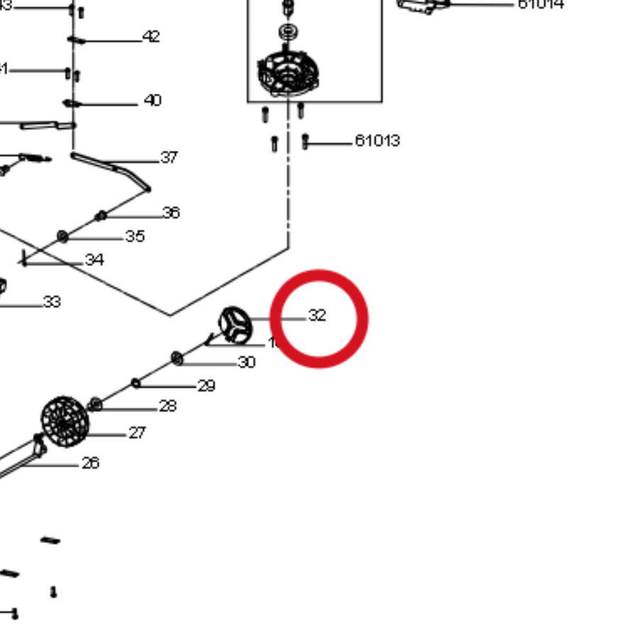 Kress Vorderradabdeckung 60073024 – Position in der Explosionszeichnung
