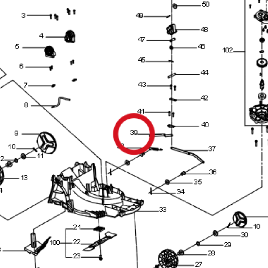 Kress Hintere Pleuelstange 60073031 – Position in der Explosionszeichnung