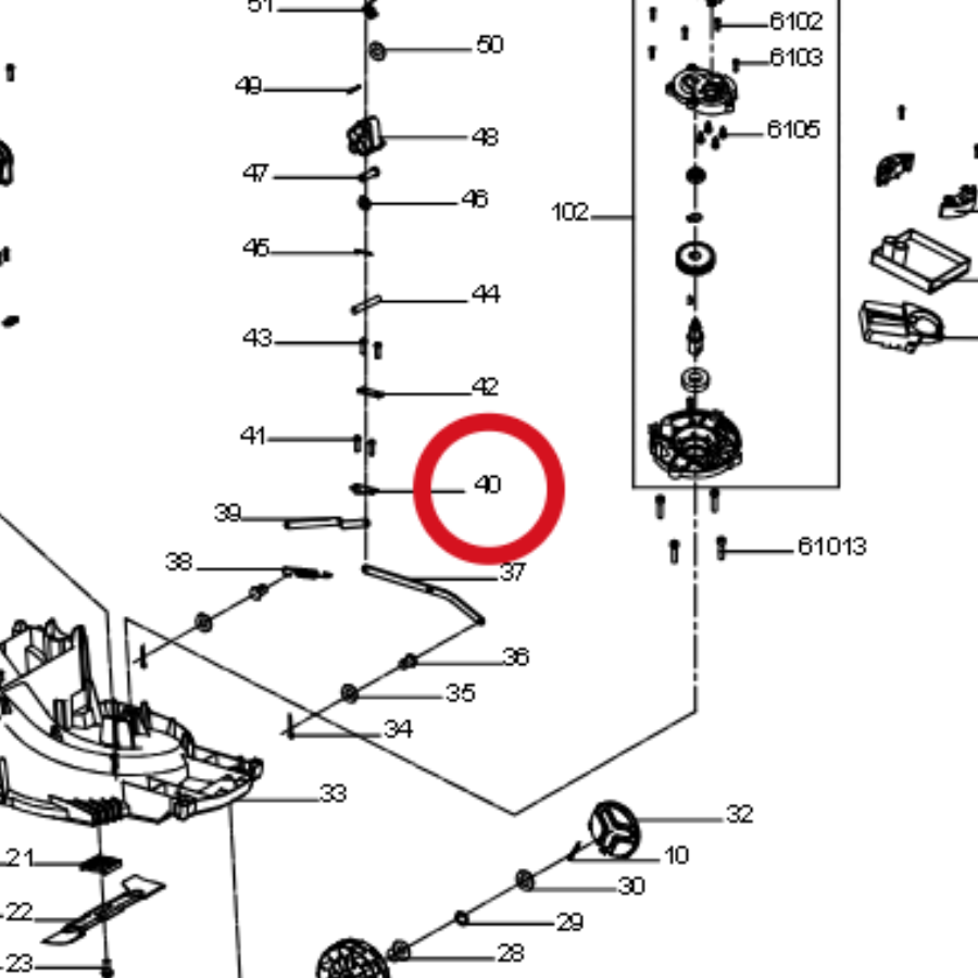 Kress Federpressplatte 60073032 – Position in der Explosionszeichnung