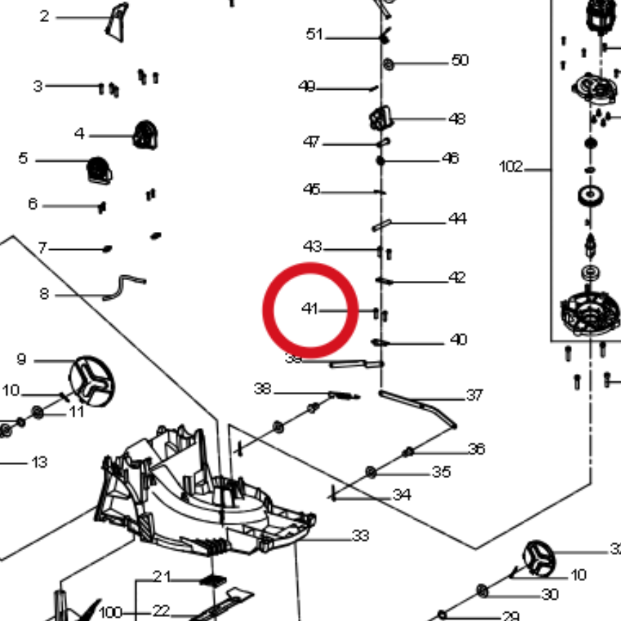Kress Blechschraube 60073033 – Position in der Explosionszeichnung