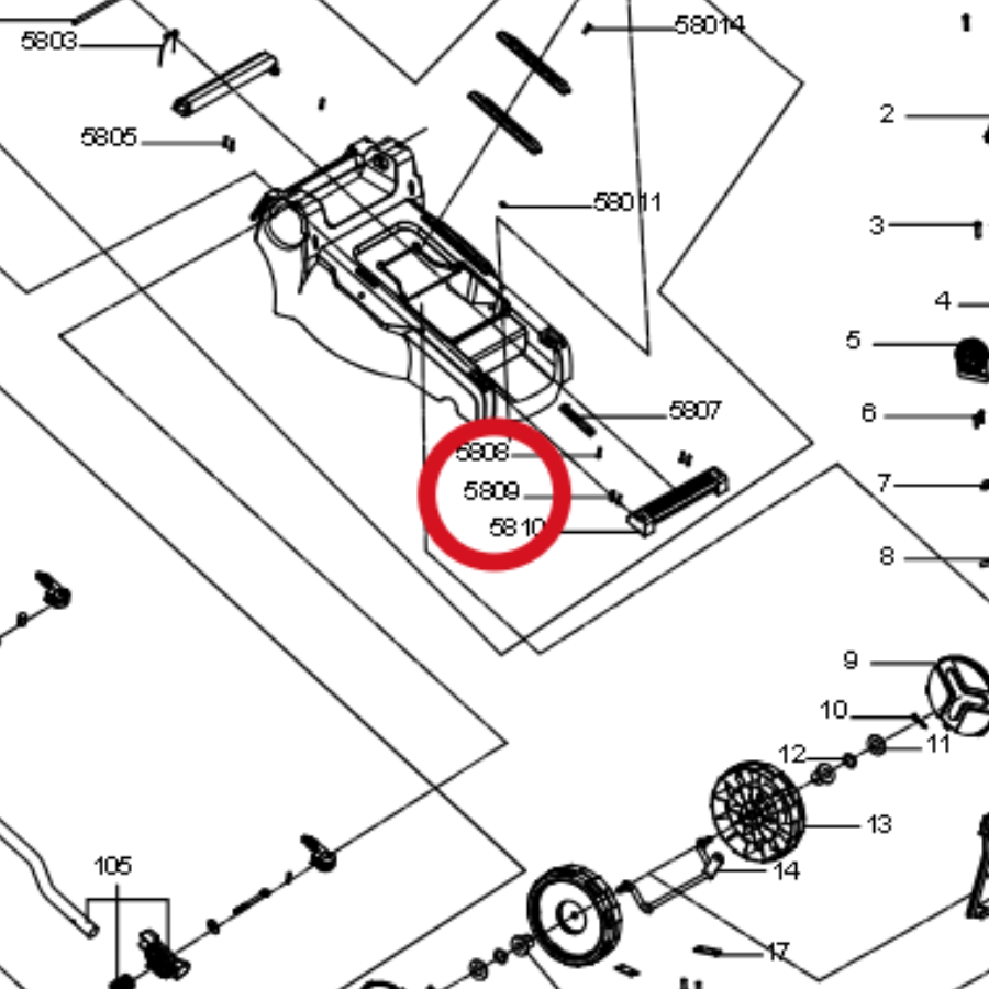 Kress Blechschraube 60073059 – Position in der Explosionszeichnung
