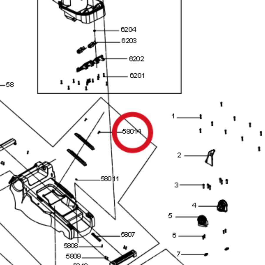 Kress Schrauben 60073064 – Position in der Explosionszeichnung