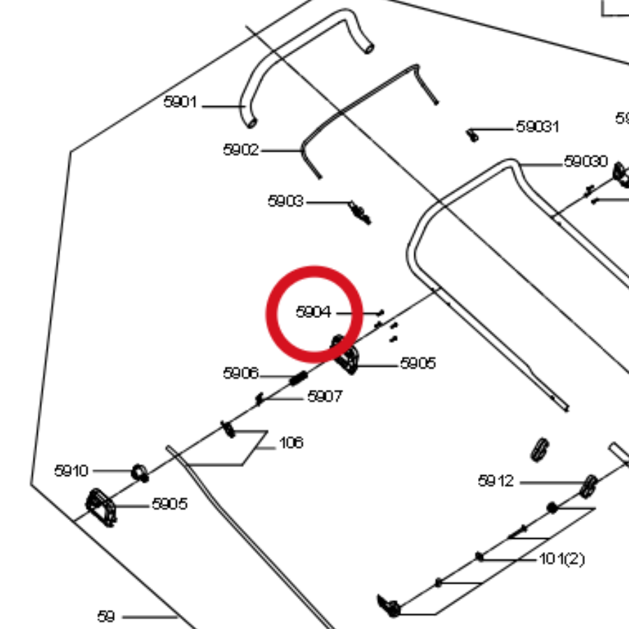 Kress Blechschraube 60073069 – Position in der Explosionszeichnung