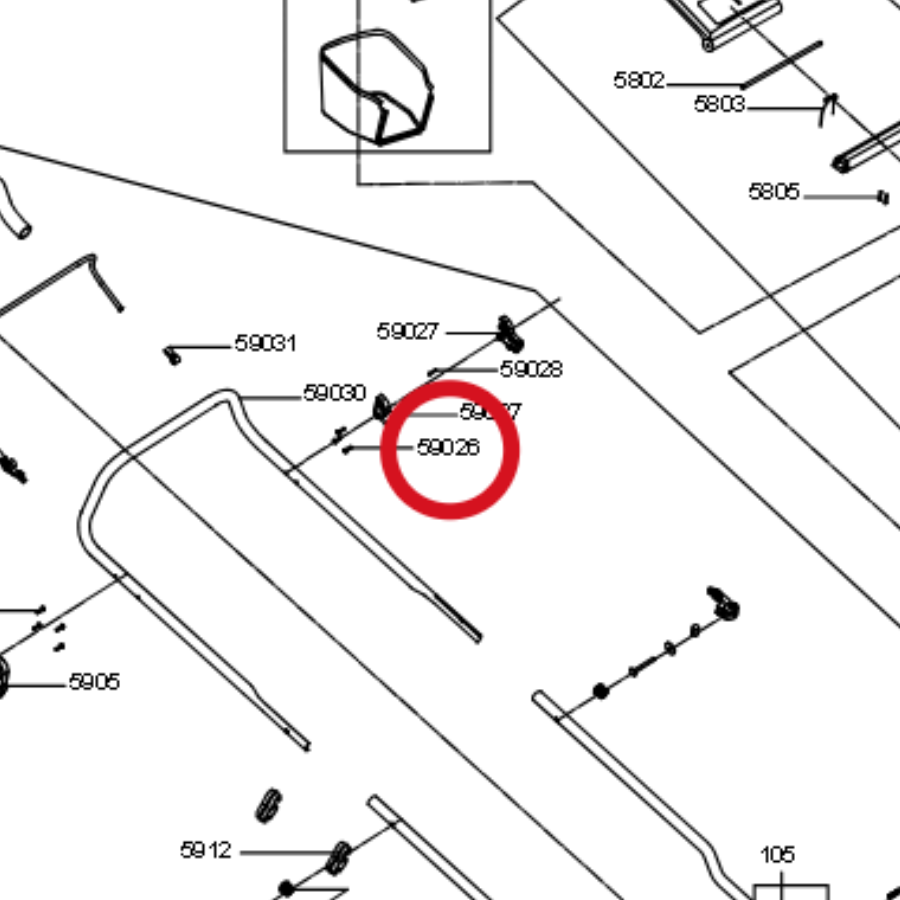 Kress Blechschraube 60073091 – Position in der Explosionszeichnung
