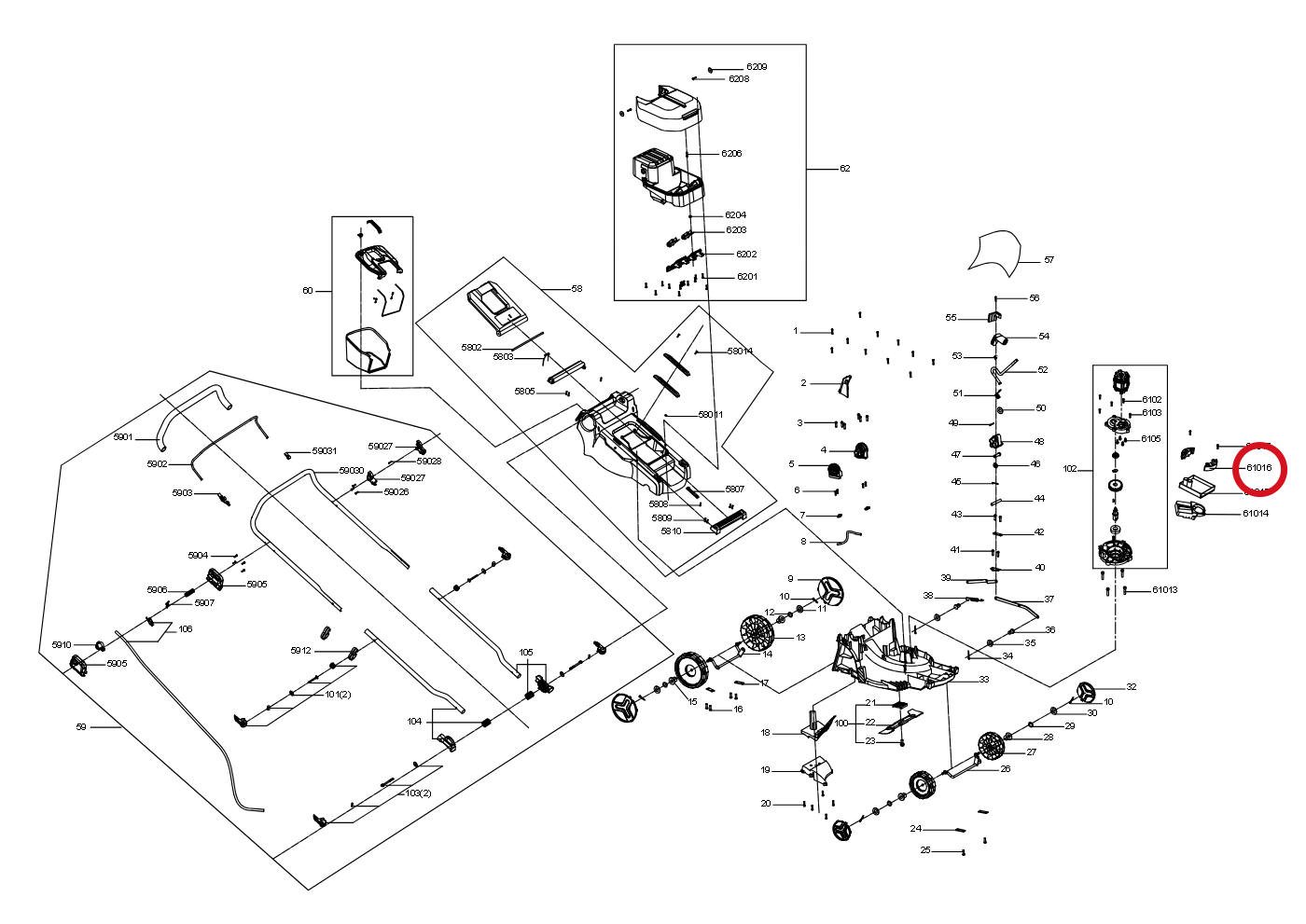 Kress Controller-Montagesitz 60073111 – Position in der Explosionszeichnung