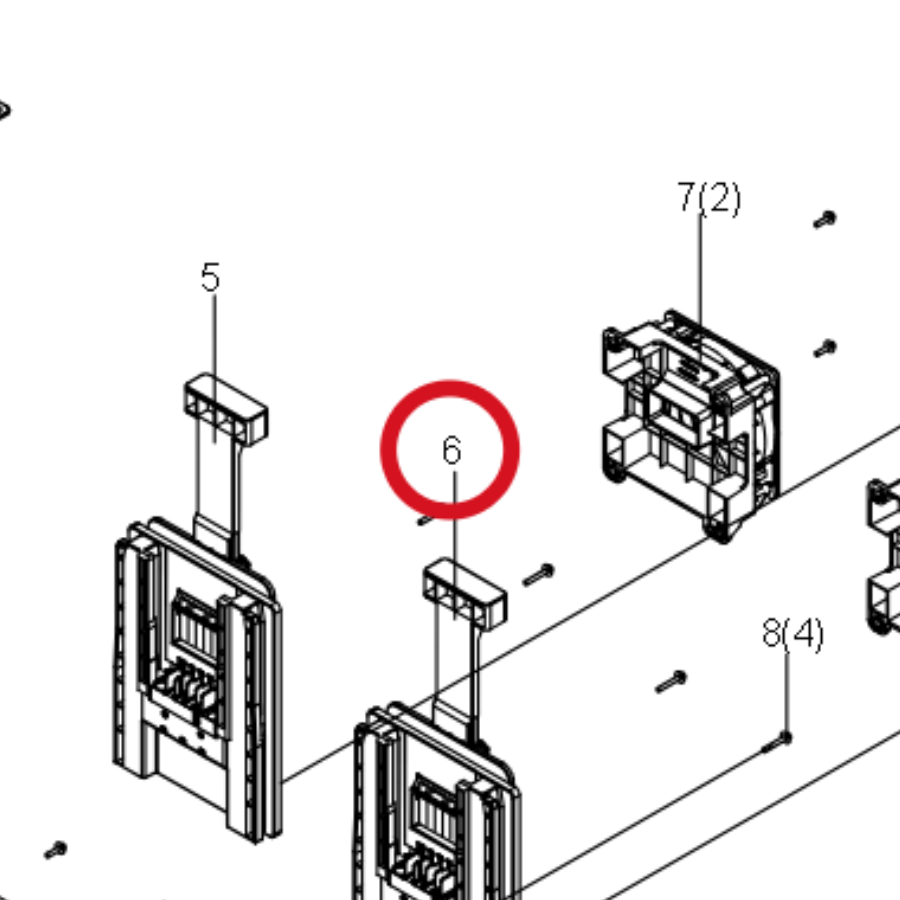 Kress DC3 Schnittstellenbaugruppe 60073457 – Position in der Explosionszeichnung